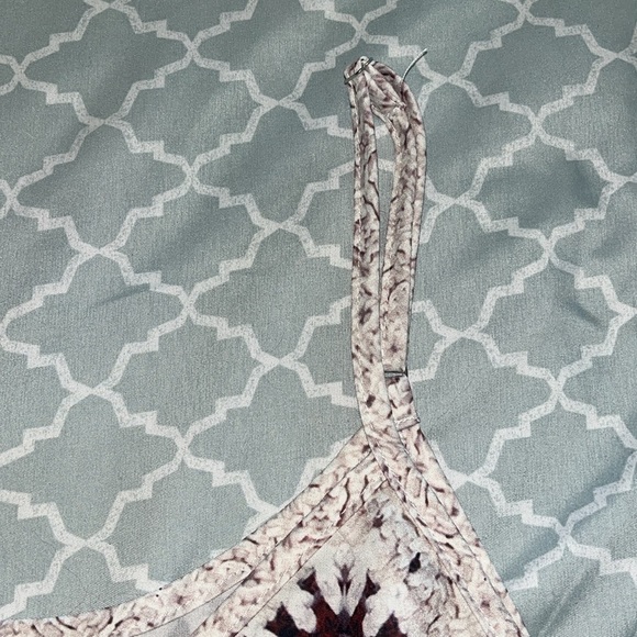 Shein Curve 2XL Granny Square spaghetti strap w/ fringe tank. - Picture 9 of 12